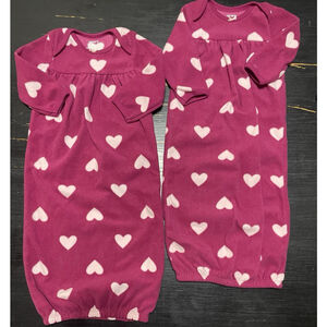 Carters 3 Months Twin Gowns